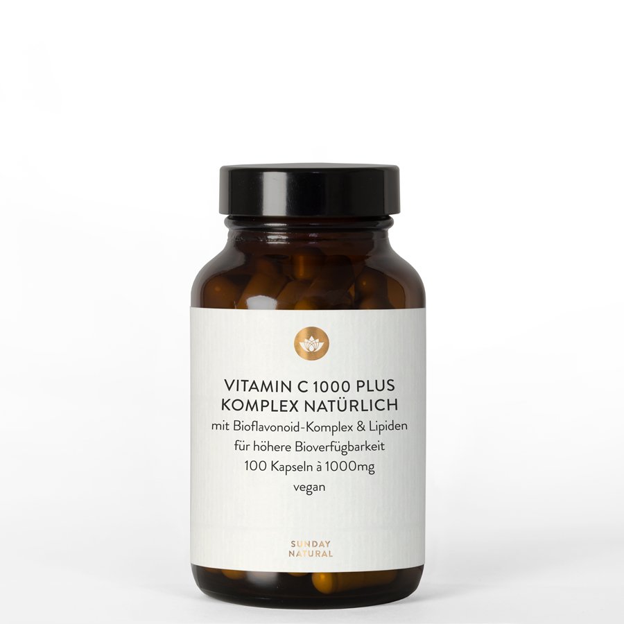 Vitamine C Plus 1000mg vitamine C naturelle, bioactive la