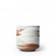 Tasse à thé japonaise en argile Shiro Hake