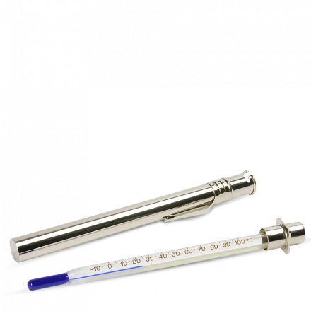 Thermomètre à thé en verre