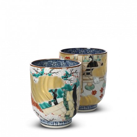Coffret 2 Pièces En Porcelaine : Ichiraku Genji-Monogatari
