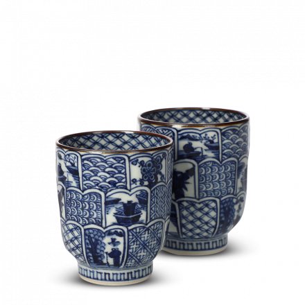 Coffret 2 Pièces En Porcelaine : Kikubori-Shonzui