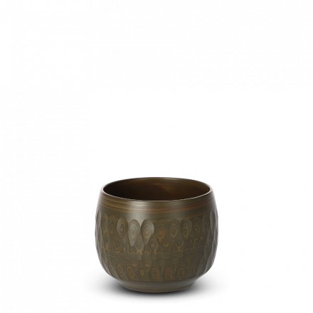 Tasse à thé japonaise verte Yūsen Nerikomi