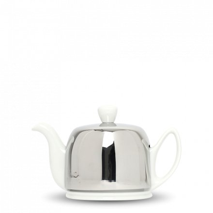 Théière En Porcelaine Degrenne Salam Blanche, 350ml