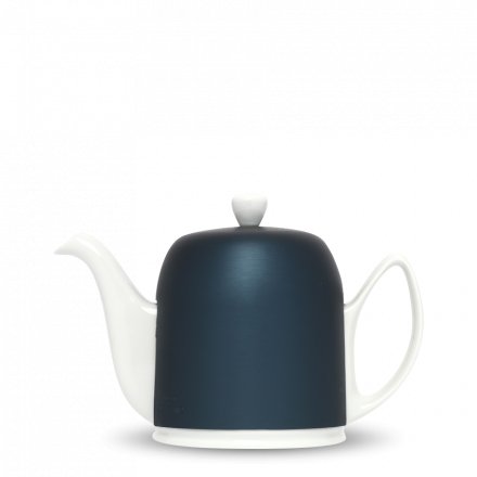 Théière En Porcelaine Degrenne Salam Bleue, 1,0l