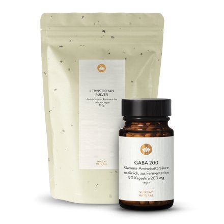 Coffret L-Tryptophane + GABA 200 Vegan