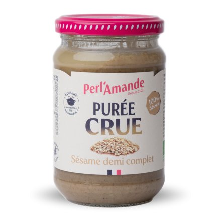 Purée de sésame bio mélangé Perl'Amande (Tahin)