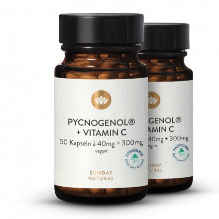 Pycnogenol® 40 + vitamine C Extrait d'écorce de pin