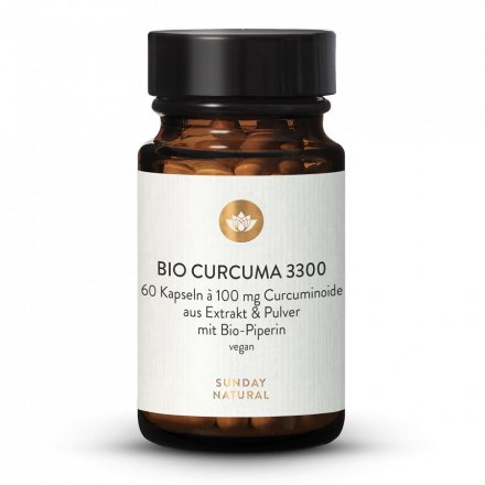 Curcuma bio 3300 extrait en gélules