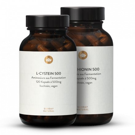 Coffret Cystéine + Méthionine, Issues de Fermentation, vegan