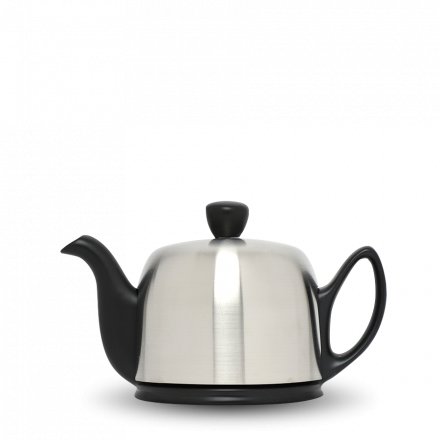 Théière En Porcelaine Degrenne Salam Noire, 350ml