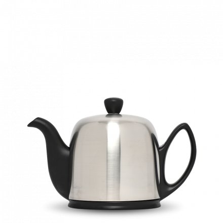 Théière En Porcelaine Degrenne Salam Noire, 700ml
