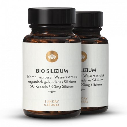 Silicium bio, dosage élevé, 90 mg