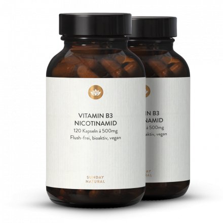 Vitamine B3 nicotinamide, dosage élevé