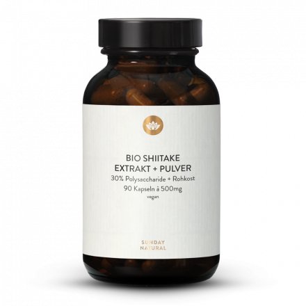 Extrait + Poudre De Shiitake Bio En Gélules
