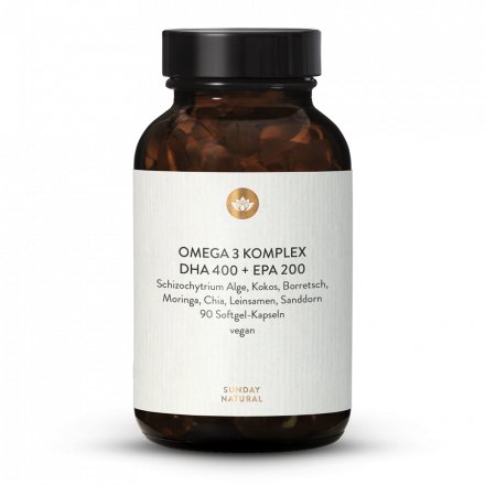 Complexe oméga-3 DHA + EPA vegan