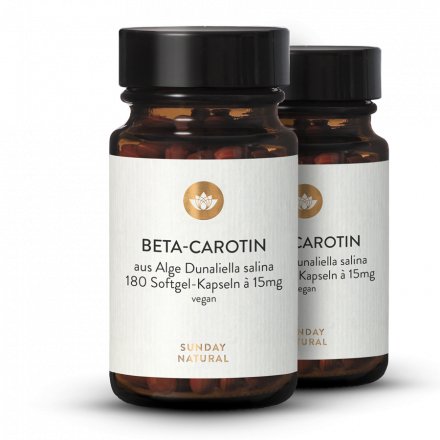 Bêta-Carotène 15 mg en Gélules Softgel