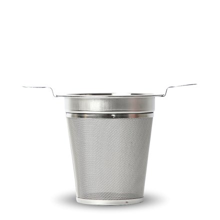 Filtre à thé avec double anse en acier inoxydable