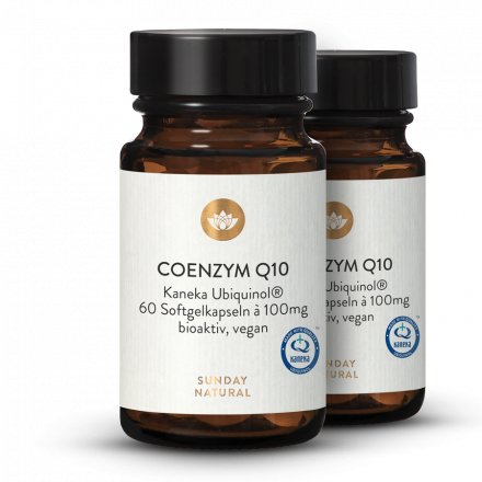 Coenzyme Q10 Ubiquinol® de Kaneka 100 mg