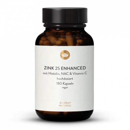 Zinc 25 Enrichi Histidine + NAC + Vitamine C