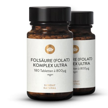 Acide Folique (Folate) Complexe Ultra 800