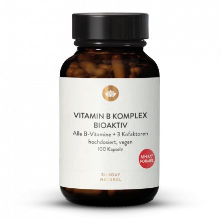 Complexe de Vitamines B Bioactif  Dosage Élevé avec Cofacteurs