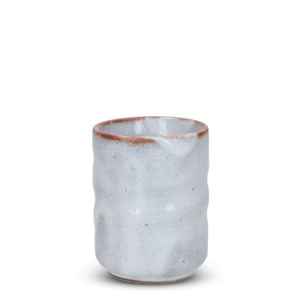 Tasse à thé japonaise en argile Shino Naga