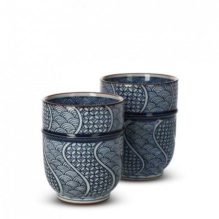 Coffret De Tasses À Thé Japonaises Jimon-Ori