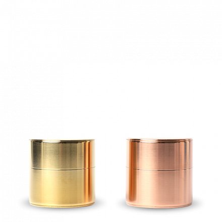 Ensemble de boîtes à thé Kaikado cuivre laiton 40 g