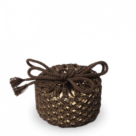 Boîte à thé Kaikado laiton 20 g sachet filet de soie