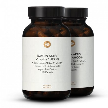 Immuno-actif Champignons médicinaux + AHCC®