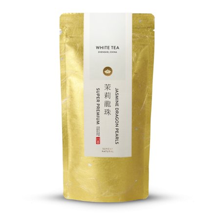 Thé blanc au jasmin Dragon Pearls Zhenghe 