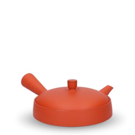 Kyusu Tokoname Jinshu Hira rouge M
