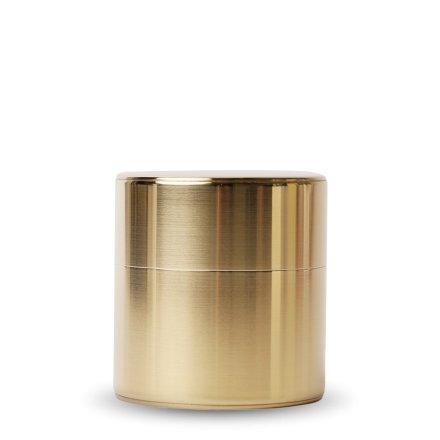 Boîte à thé Kaikado laiton large 120 g