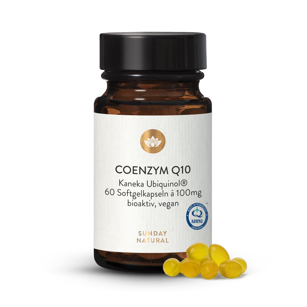 Coenzyme Q10 ubiquinol Kaneka 100mg / bioactif, vegan / 60 gélules