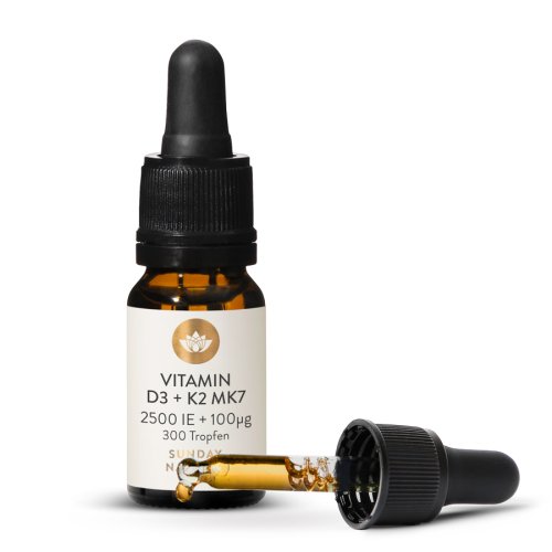 Vitamines D3 2500 Ui + K2 Mk7 100µg All-Trans 300 Gouttes