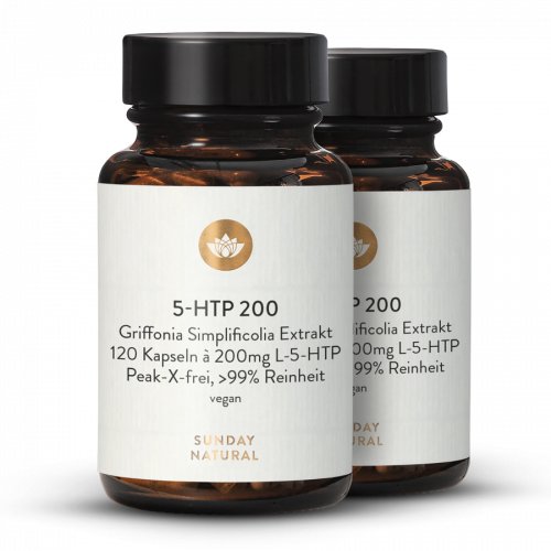 5-Htp 200 mg Gélules, Haute Pureté 99%, Vegan