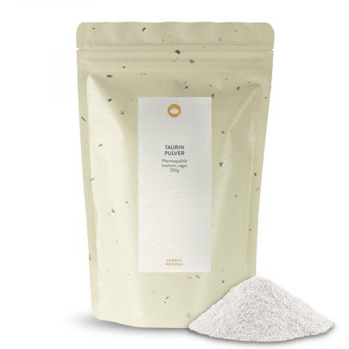 Taurine En Poudre, Haute Pureté, Vegan