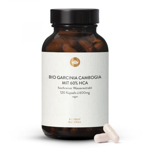 Garcinia Cambogia Bio, Dosage Élevé, 60% D'HCA