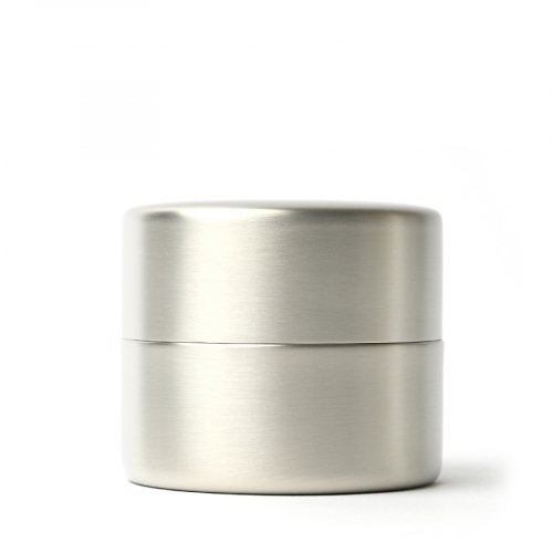 Boîte À Thé Japonaise En Étain Brossé