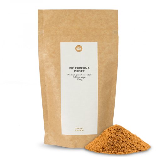 Poudre de curcuma bio 200 g