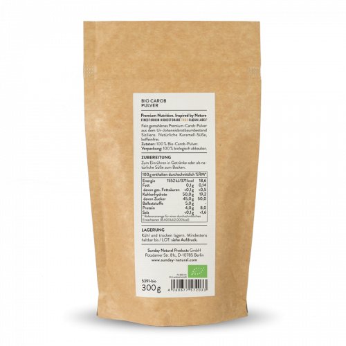 Poudre De Caroube Bio Brut EverTrust - 1 Kg - Origine Espagne - Neuf Alimentaire
