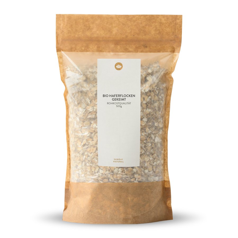 Flocons d'avoine germés